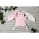 Comforter - Cherry Love heater, size 17 x 17 cm, pink color