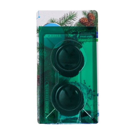Plum for drain tank fresh "needles", 40 g, 2 pcs