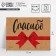 Mini postcard for business "Thank you", craft, 8 x 6 cm