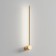 DK5010-SG Bra Stang IP20, 7W, 600 mm, 3000k, matte gold, aluminum