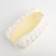 Cosmetic bag with zipper, dairy color