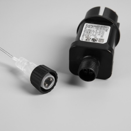 Garland "thread" 200 m Rosa, IP44, silver thread, 2000 LED, glow of multi, 36 V-3