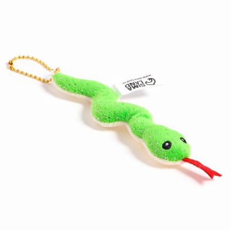 Soft toy "Snake", with sparkles, on a suspension, 11 cm, color mix-1