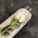 Package-cone for flowers, "romance", coffee with milk, 14x40 cm