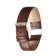 Watch strap, male, 22 mm, genuine leather, light brown