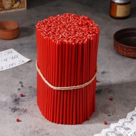 Candles red church No. 80, packaging 2kg-3