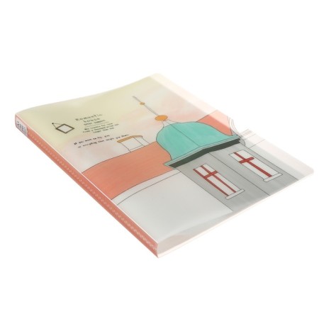 A4 format folder, with 40 transparent files, "attraction" mix-5