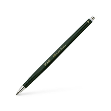 Карандаш цанговый 2.0 мм Faber-Castell TK® 9400 B зелёный-1