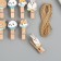 Decor for creativity wood "clothespin. Beasts in handkerchiefs" set of 10 pcs 3.8x2x1.2 cm