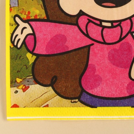 Paper Napkins "Mabel and Deer", 33x33 cm, 20 pieces, 3 layers, gravity farm-4