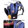 School backpack Skyname + keychain Mishka, 37 x 30 x 16 cm, ergonomic back