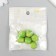 Decor for creativity plastic "lime" set 6 pcs green 1.5x1.5x1.6 cm