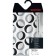 Rings curtain decor. for the bathroom (polyester/ser.-black.) 180x200 cm