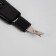 Metal peel-trimmer for nails, 17 cm, with a protective cap, in a case, black color