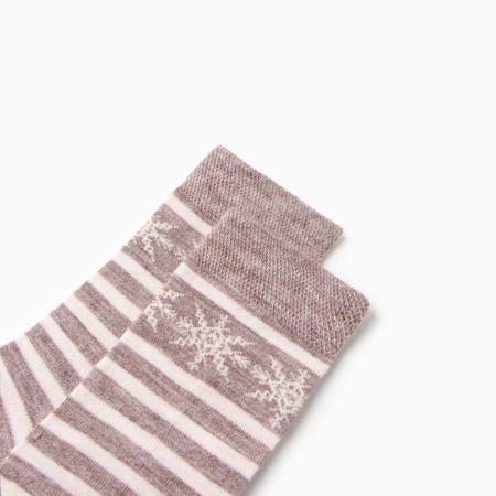 Women's socks, cappuccino color, size 23-1