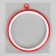 Swery for embroidery with a suspension, plastic, d = 16.5 cm, color mix