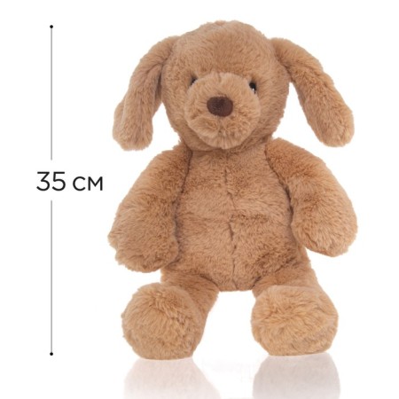 Soft gulliver toy "puppy", beige color, 23 cm-7