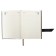 Diary half -dated A5+, 192 leafs Escalada, firm binding with foam, artificial leather "Siff", pancake embossing, metal corners, foil embossing, cream offset 80 g/m², black