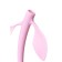 Eromantica Aster vaginal balls, silicone, pink, Ø 3.1 cm