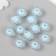 Beads for creativity plastic "Blue" glossy set 30 grams d = 1.6 cm