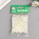 Plastic beads, 6 mm, set 25 grams
