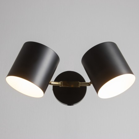 Sconces "Azurit" 2he27 40w Black 11x12x36cm-1