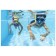 Essential Lil ’Glider swimming set: mask, pipe, 3 years old, girth 48-52 cm, color mix, 24036 Bestway