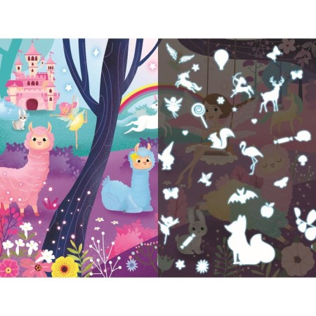 Puzzle with a flashlight "Visiting Lama", 88 details-7