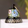 Valdai bell "No. 2. Flowers", painted, with an ear, d = 35 mm