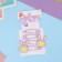 Shirley hair set (2 elastic bands 5 cm, 4 invisible 5.5 cm) butterfly, lilac