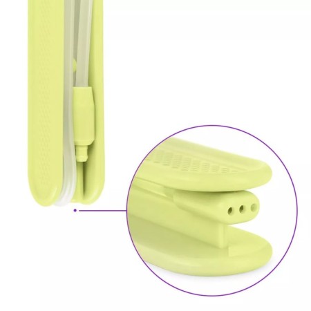 Irrigator KitFort KT-2957-2, portable, 320 ml, 3 modes, 2 nozzles, from battery, white and yellow-4