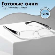Ready glasses east 304, black color (+3.75)