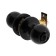 Latch 1303, with a key, glossy black color