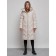 Coat insulated winter female, size 44, beige color