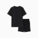 Kit for children (T -shirt, shorts), black color, height 122 cm