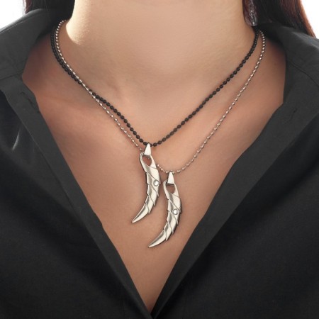 Kulons "Demetrons" Claw, the color is gray-silver, 48 cm-3