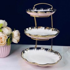 Set of dishes lenardi, porcelain, 3 pcs