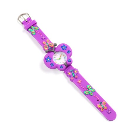 Watch of Berrier "Butterfly", silicone strap L-21 cm-2