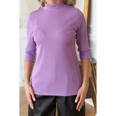 Women's turtleneck, size 48, lilac color-2