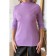 Women's turtleneck, size 48, lilac color