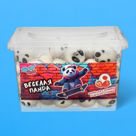 Chewing marmalade with the filling "Funny Panda", 18 g (set 50pcs)