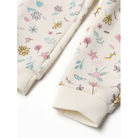 Costume: sweatshirt and pants crumb I Flower, height 80-86 cm, beige-8