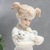 Souvenir Ceramics "Girl with tails, with a kitten on her hands" 22.5x7x12 cm