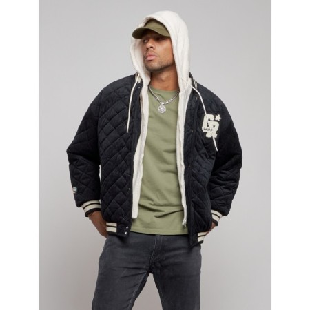 Male bomber, size 48, black color-5
