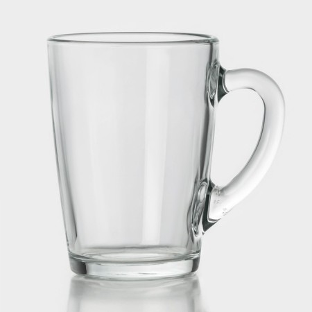 Glass mug "Coffee tasting time", 320 ml, 2 pcs-1
