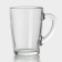 Glass mug "Coffee tasting time", 320 ml, 2 pcs