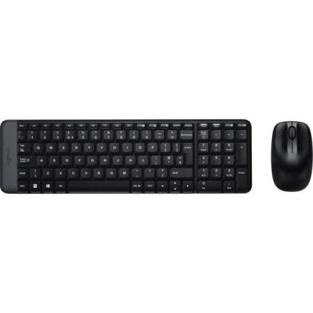 Keyboard + Logitech mk220 mouse: black mouse: black USB wireless (920-003161)