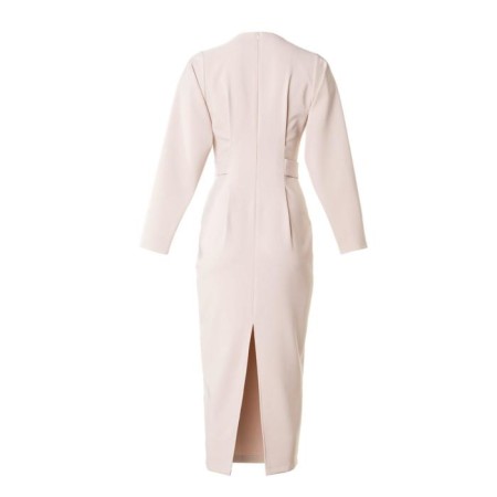 Women's dress mist, size 50, beige color-8