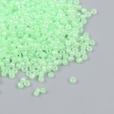 Бисер стекло 12/0 "Мята" перламутр 450 гр