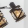 Sconces Citilux "Hesse" CL536635, 53x10 cm, 3x60W, E14, brown color